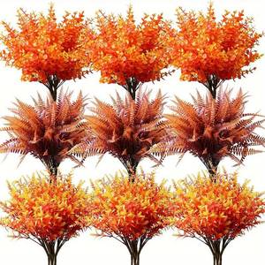 Autumn Artificial Plants 30cm-100cm High Simulation Leaves Indoor Outdoor Decorative Flower Thanksgiving Home <b>Wedding</b> <b>Props</b> - Product Image 1