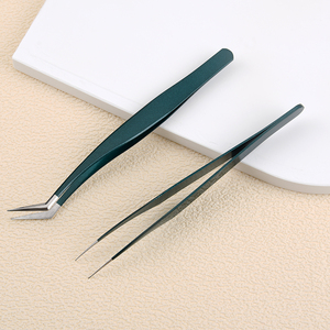 Tùy Chỉnh Màu Sắc Thép Không Gỉ Lông Mi Mở Rộng Nhíp Độ Chính Xác Cao Công Cụ Cho Lash Mở Rộng - Product Image 3