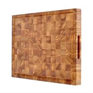 Rectangle Butcher Block Board Walnut Acacia Wood Chopping Block Wooden Teak End Grain Personalized Cutting Board Wholesale