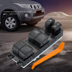 Interruptor de elevalunas eléctrico delantero derecho RH 2000-11-01 ~ 2001-07-01; *KC; (K) para Nissan Navara D22 2000-2011 OE 80960-9Z500 809609Z500 - Product Image 3