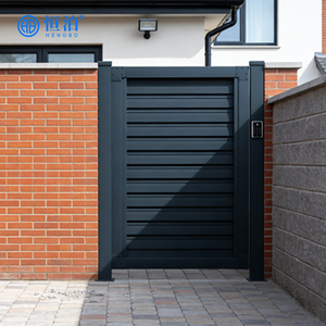 Portail de marche en aluminium de haute qualité au design moderne pour les résidences privées, jardin latéral, passage piétonnier - Product Image 3