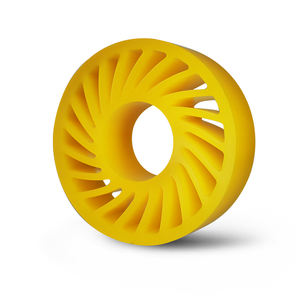 Rueda de PU Resistente a Altas Temperaturas (165*70*50) para Máquina de Cartón Corrugado, Ideal para Entrega en Cajas de Cartón - Product Image 1