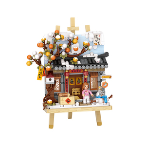 Voor Loz <span class=keywords><strong>Mini</strong></span> Blok 3d Assemblage Tekening Set 682Pcs Persimmon Model Speelgoedplezier En Educatieve 3D-puzzel - Product Image 1