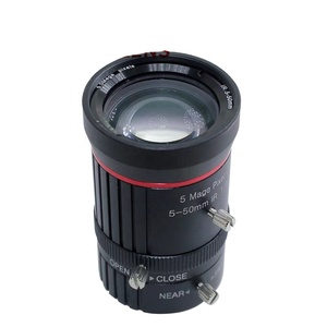 Objectif Varifocal CW 5MP Objectif 5-50mm Monture CS Iris Automatique F1.4 pour Caméra IP CCTV Industrielle - Product Image 1