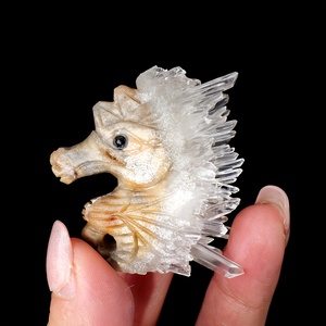Wholesale High-quality Crystal Cluster Animal Carving <b>Ornament</b> Healing Fashion Trend Collectible Art for Home Decor - Product Image 2