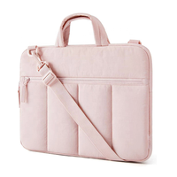 Sac pour ordinateur portable léger avec rembourrage doux, sac d'ordinateur professionnel pour le bureau, les voyages et les affaires