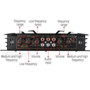 Amplificador de Audio para Auto de 5800 Vatios, 4 Canales, 12V, Amplificador de Potencia para Auto, Amplificador de Audio para Autos, Amplificador para Subwoofer - Product Image 5