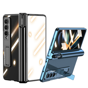 Étui transparent Laudtec pour Samsung Galaxy <span class=keywords><strong>Z</strong></span> <span class=keywords><strong>Fold</strong></span> <span class=keywords><strong>4</strong></span> 5 6 avec support pour <span class=keywords><strong>S</strong></span> <span class=keywords><strong>Pen</strong></span>, film trempé et protection intégrale pour la <span class=keywords><strong>coque</strong></span> magnétique <span class=keywords><strong>Fold</strong></span> - Product Image 6