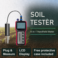 Analyseur de sol portable professionnel, calibré en laboratoire, mesure de la teneur en sel et de l'EC, pour la recherche environnementale