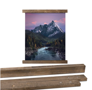 Barras de Madera Minimalistas para Lienzos, Marcos de Pared con Barras Superiores e Inferiores, para Cuadros de <span class=keywords><strong>Paisajes</strong></span> Hermosos, Fácil Intercambio de Decoración Estacional, Venta al por Mayor - Product Image 6