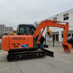 Excavadora de cadenas usada original fabricada en Japón ZX60, excavadora usada Hitachi 60 japonesa - Product Image 2