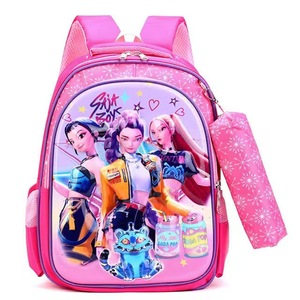 K-POP Demon Hunter 3D Sert Kabuklu Çocuk Sırt Çantası Hafif Büyük Kapasiteli Okul Çantaları İlkokul Öğrencileri için Kalem Çantası ile - Product Image 1