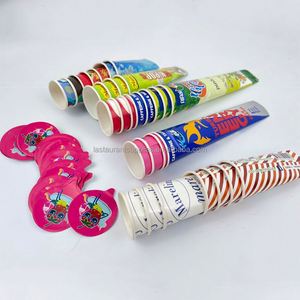 Tube à glace Calippo jetable de 4 oz à paroi simple, de qualité alimentaire, avec logo personnalisé, pour bâtonnets glacés - Product Image 2