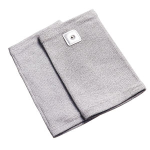 Fonte fabbrica tessuto conduttivo per calze a mano polsi ginocchiere in fibra d'argento 3.5mm connettore per massaggio per digitopressione guanti - Product Image 4