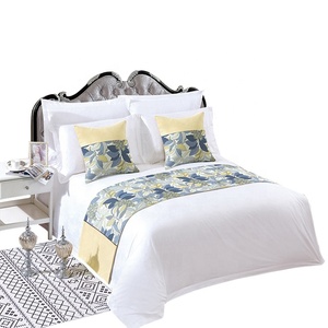 CFL En Gros Luxe 100% Coton Hôtel <span class=keywords><strong>Lin</strong></span> <span class=keywords><strong>Housse</strong></span> De Couette Drap De <span class=keywords><strong>Lit</strong></span> Ensemble De Literie D'hôtel - Product Image 2