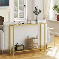 Table console étroite en gros, compatible dropshipping, table fine à placer derrière un canapé, table d'entrée mince, table de couloir étroite