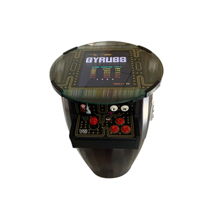 Máquina de juego de salón recreativo de cóctel que funciona con monedas, gabinete multijuego Bartop en estilo barril de vino - Product Image 4
