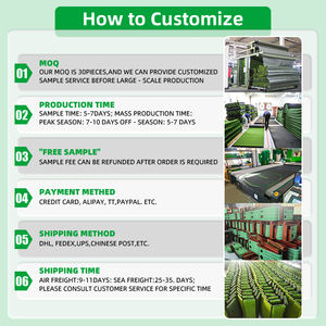 GP GP-PM031 Tapis de putting de golf portable, surface en velours cristallin, système de retour automatique de balle, double trous, marquages de distance, golf - Product Image 6