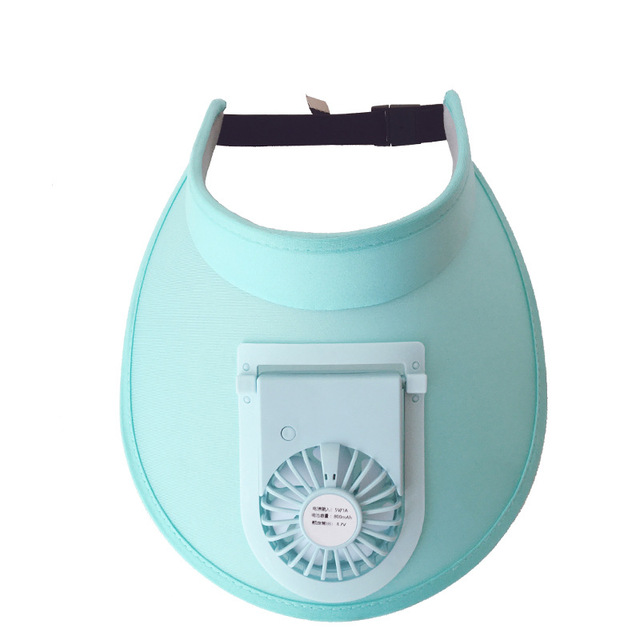 Summer Hats Rechargeable With Fan Sun Visor Hat Boys and Girls Sun Protection Outdoor for Children