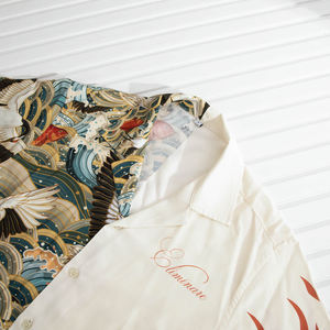 Custom di alta qualità su misura foglie tropicali <span class=keywords><strong>Hawaii</strong></span> Jungle Print Baseball camicie all'ingrosso traspirante top usura per gli uomini - Product Image 4