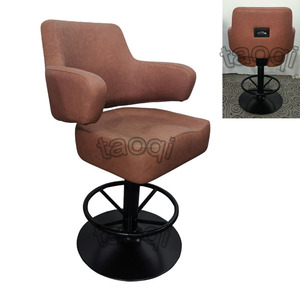 TaoQi Modern Luxury Casino Chair Heavy <strong>Hight</strong> Quality Slot Machine <strong>Stool</strong> With Armrests Home Bar Chair K920 - Product Image 2