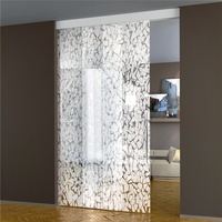 Verre numérique HD émaillé trempé avec motif personnalisé en céramique imprimée pour la décoration murale de façade de bâtiment