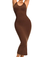 Robe de lingerie sculptante pour femmes, slip de maintien du ventre, body shaper avec maintien ferme, sans couture, robe amincissante intégrale