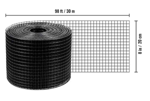 <span class=keywords><strong>Malla</strong></span> <span class=keywords><strong>de</strong></span> acero inoxidable galvanizado <span class=keywords><strong>de</strong></span> 6"x30m y 1.5mm para paneles solares, protección contra aves, palomas y roedores, <span class=keywords><strong>malla</strong></span> <span class=keywords><strong>de</strong></span> seguridad para protección solar. - Product Image 2