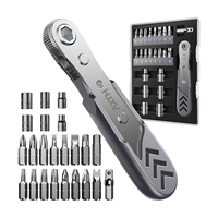 Jeu de tournevis à cliquet AXTH 23 en 1, magnétique, multifonction, outil de réparation pour atelier de bricolage, fournisseur en gros