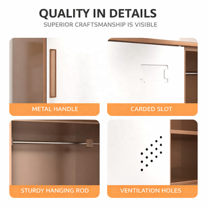 Casillero Metálico <span class=keywords><strong>de</strong></span> 9 Puertas CYD con Cerradura <span class=keywords><strong>de</strong></span> Llave, Montaje en Suelo, Resistente a la Oxidación, Almacenamiento Metálico Duradero <span class=keywords><strong>para</strong></span> Personal, Empleados, Oficina, Gimnasio, Escuela - Product Image 2