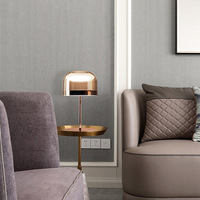 Lampe champignon moderne italienne or rose, réglable, électrique, à LED dimmable, pour bureau, chambre et bureau à domicile