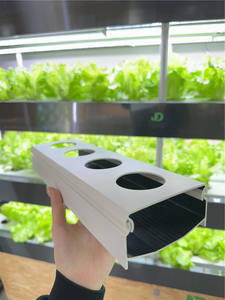 Sistema de Cultivo Hidropónico <span class=keywords><strong>NFT</strong></span> con Canales de Cultivo de PVC para Cultivo Comercial de Verduras, Pepinos y Tubos de PVC - Product Image 1