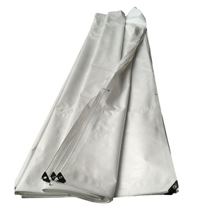 Triệu 6*8 Trắng PE bạt hai mặt không thấm nước 100gsm PE <span class=keywords><strong>PP</strong></span> Nhựa bạt PE tấm vải che xe - Product Image 4