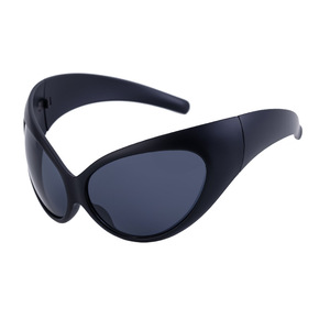 Lunettes de soleil Fendi Cat-Eye UV400 à verres miroir, coupe-vent, pour femmes, lunettes de sport, monture rouge, verres PC - Product Image 3