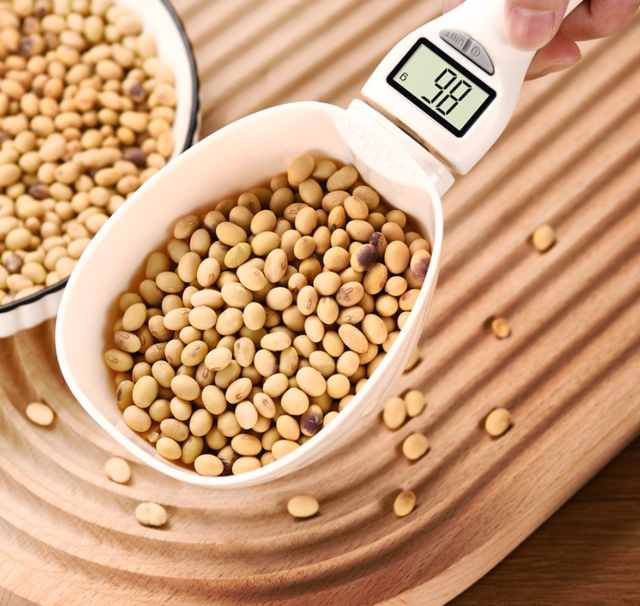 Digital Measuring Spoon, Digital Food Measuring Scoop Scale - Electronic Kitchen Measuring Spoon Scale for Cooking Baking