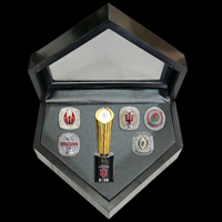 Ensemble de bagues de championnat national de football NCAA 2025 Indiana Hoosiers pour hommes, serties de zircons, pour fans, vente en gros