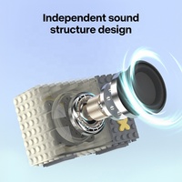 Lego Block Style Altavoz portátil Blue Tooth Mini altavoz de cubo inalámbrico con sonido de alta fidelidad Altavoz de escritorio compacto