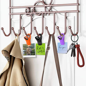 批发促销商务礼品纪念品定制印刷标志塑料冰箱冰箱磁铁纸夹夹 - Product Image 5