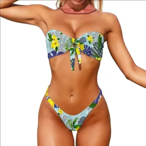 OEM/ODM individueller Logodruck xxxs Bikini sexy Bademode sehr extrem String Micro Mini Bikini