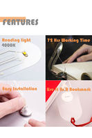 Vente en gros mini lampe de lecture avec clip veilleuse de lecture à LED petite lampe de lecture à LED portable pour le lit