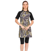 Vente en gros de vêtements de sport musulmans islamiques de haute qualité modestes manches longues 3 pièces maillots de bain pour femmes Burkinis maillots de bain musulmans