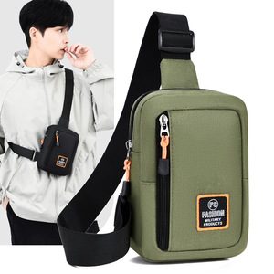 Fashion Military Products Men's Chest Bag Oxford Cloth Water Resistant Crossbody Bag For Everyday Sports Cycling - Product Image 4