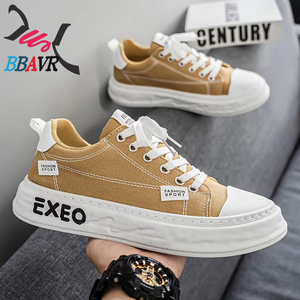 Zapatos de Lona para Hombre M7771, Transpirables, Casuales, de Caña Baja, Planos, Modernos, Versátiles, Deportivos, para Estudiantes - Product Image 6