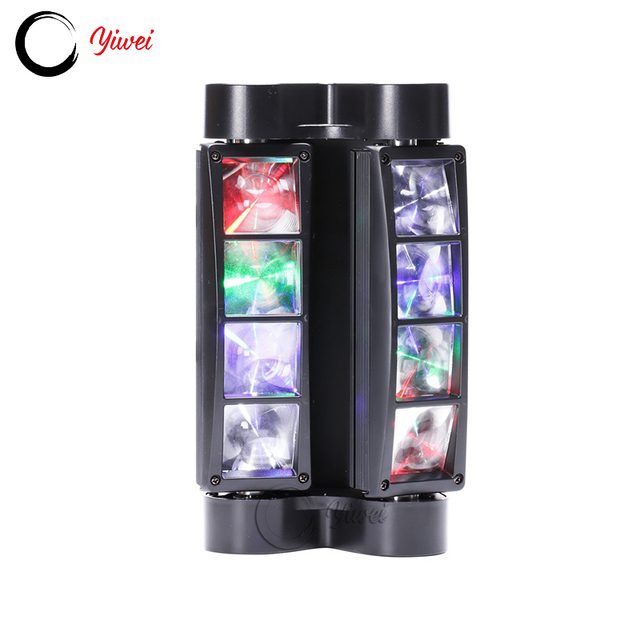 Led Stage Spider Light 8X3W Mini Housing Led Spider Beam Moving Head Light Dj Light