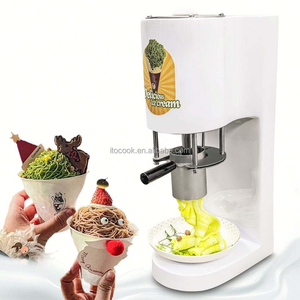 Máquina Eléctrica de Acero Inoxidable para Hacer Gelato y Espaguetis, Extrusora Automática de un Solo Botón para Gelato Italiano - Product Image 4