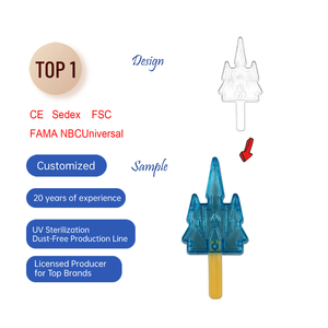 Jouet de sucettes glacées en forme de château avec design réaliste Crème glacée amusante d'été pour les enfants Faire semblant de jouer et de faire la fête Logo personnalisé - Product Image 3