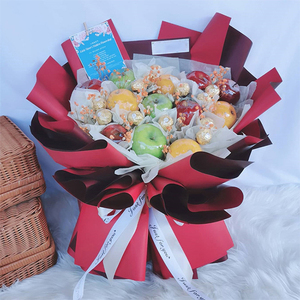 Pita Kemasan Hadiah Bunga Buket Hari Valentine 2.5cm dengan Logo Kustom Pribadi, Pita Pembungkus Bunga Ulang Tahun - Product Image 6