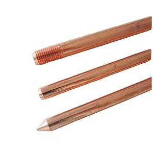 2024 Low Price Earthing Copper Clad Steel Ground Rod for Lightning Protection Grounding System