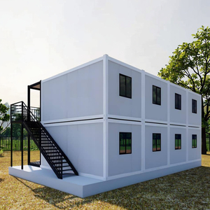 Maison préfabriquée moderne TOPPRE, maison conteneur résistante aux ouragans, <span class=keywords><strong>6</strong></span> chambres, maison conteneur à 2 étages, conception détachable - Product Image 6