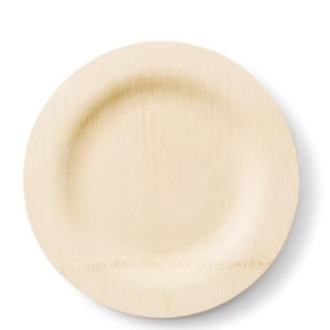 Биоразлагаемая одноразовая посуда из бамбукового волокна, бамбуковые тарелки/поднос для еды по заводской цене - Product Image 1